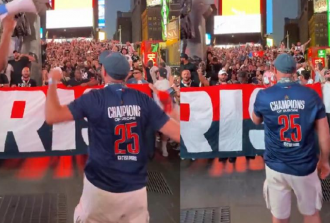 Απόβαση των Παριζιάνων στην Times Square - Πανέτοιμοι για τον τελικό 