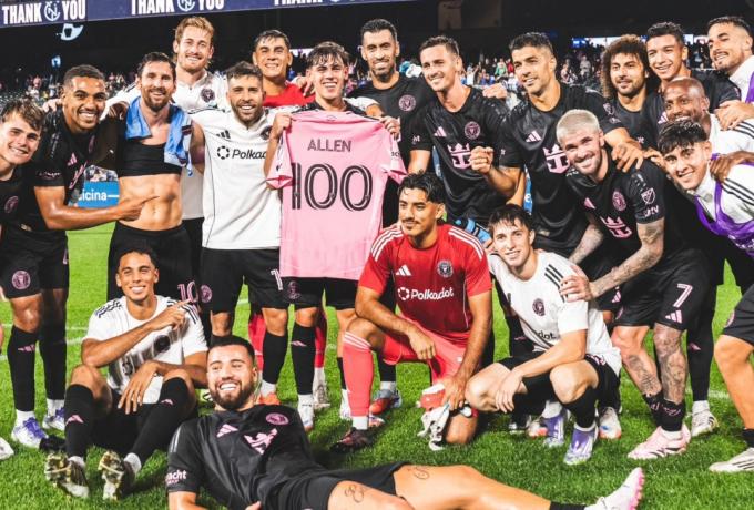 Έφτασε τις 100 συμμετοχές με την Ίντερ Μαϊάμι ο Νόα Άλεν