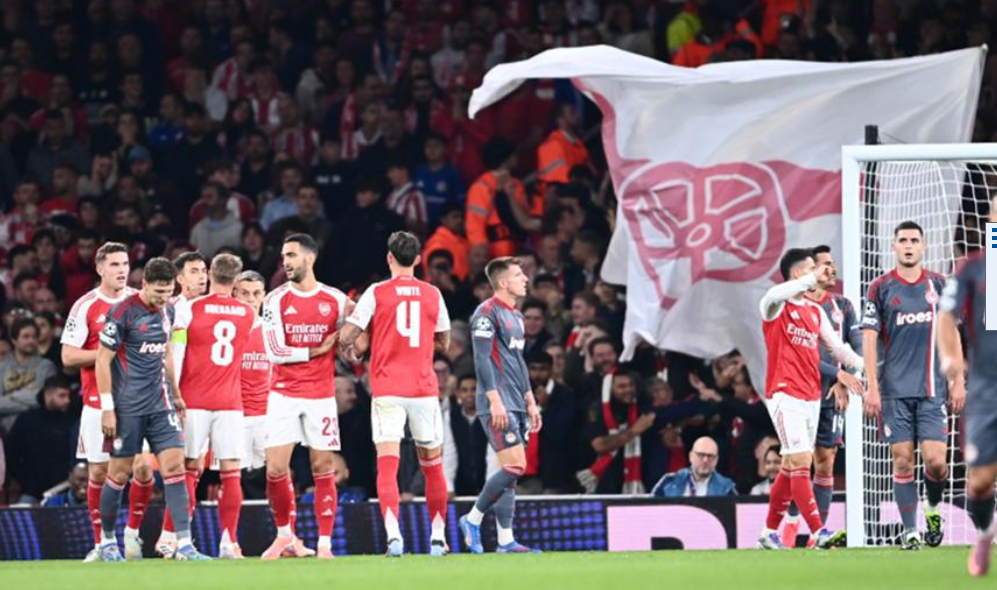 Πρώτο φαβορί για την κατάκτηση του Champions League η Άρσεναλ, σύμφωνα με την Opta