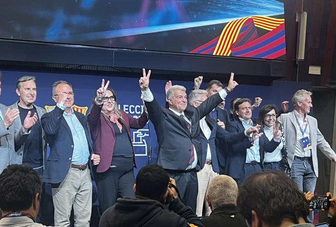 Λαπόρτα μετά την επανεκλογή του στην προεδρία της Μπαρτσελόνα: «Θα γίνουμε ασταμάτητοι»