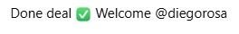 enter " "