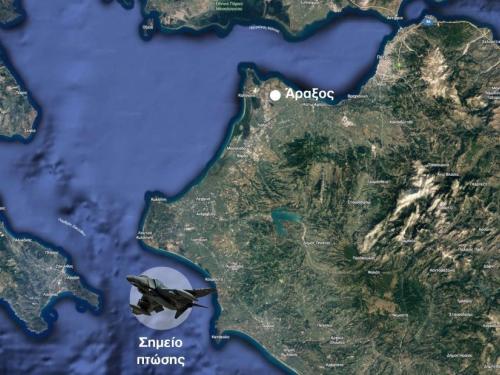 Έπεσε μαχητικό F-4 στη θάλασσα νότια της Ανδραβίδας