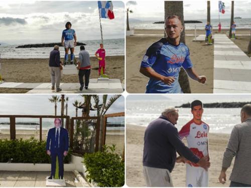 Τρέλα στη Νάπολη: Βάζουν ομοιώματα παικτών στην παραλία ενόψει του… σκουντέτο!