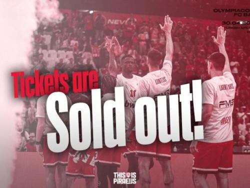 Sold out το Game 3 με την Μπαρτσελόνα