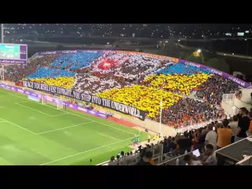 Διπλό κορεό - pyro show Πορτοκαλί με Γάνδη