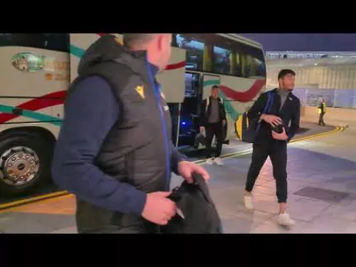 Άφιξη ΑΠΟΕΛ στο νέο γήπεδο Λεμεσού
