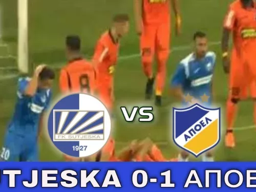 Sutjeska 0-1 APOEL goals highlights Champions League 2019