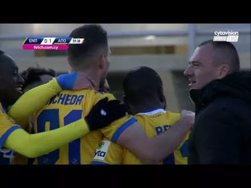 Ε.Ν.Π - ΑΠΟΕΛ ( 1 - 2 ) 23η Αγωνιστική 11.02.23
