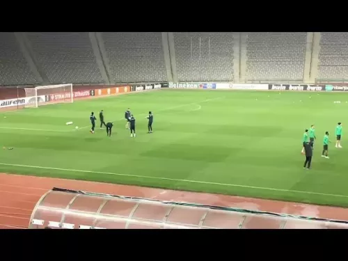 Προπόνηση Ομόνοιας στο Μπακού
