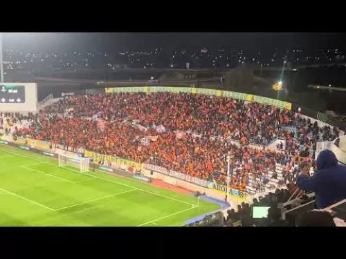 Πανηγυρισμοί στο πρώτο γκολ του ΑΠΟΕΛ με Φιορεντίνα