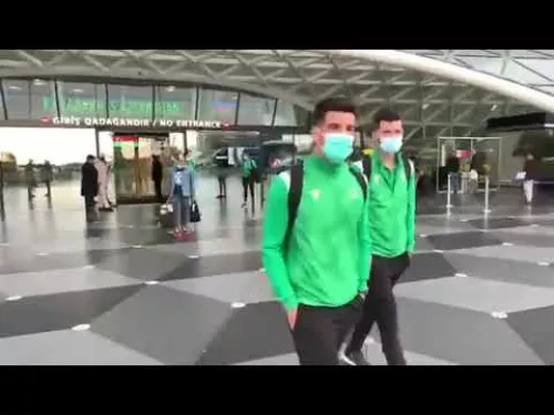Άφιξη Ομόνοιας στο Μπακού