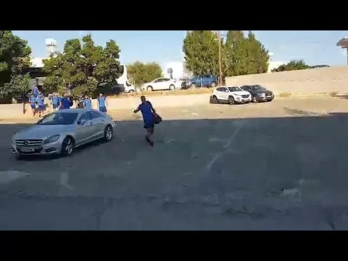 Άφιξη Ανόρθωσης στο γήπεδο