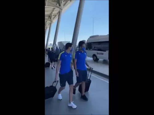 ΑΠΟΕΛ άφιξη στο Κόσοβο
