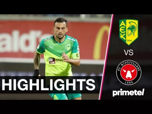 AEK - Midtjylland  1-1   Highlights  (26/07/2022)
