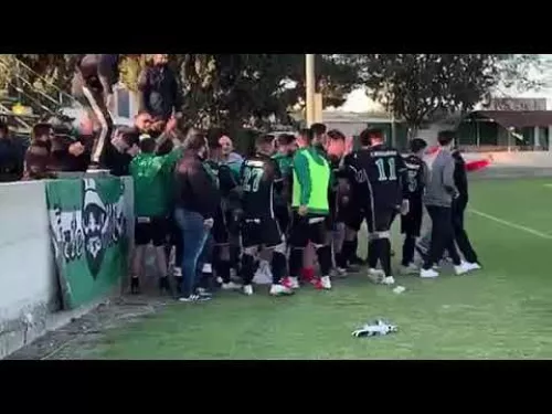 ΑΛΣ Ομόνοια/Πανηγυρισμοί μετά τη νίκη επί της Ολυμπιάς