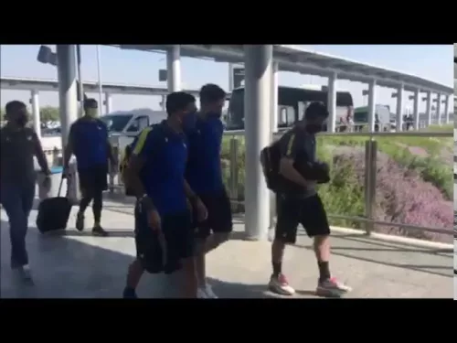 Άφιξη ΑΠΟΕΛ στο αεροδρόμιο