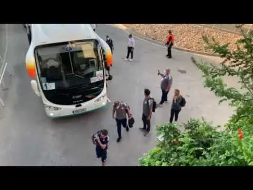 Άφιξη Ολυμπιακού στο ΓΣΠ