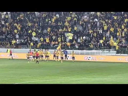 Ξέσπασμα κόσμου μετά το γκολ του Μεντόσα