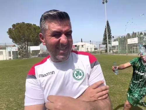 Μάριος Νικολάου προπονητής Κ15 Ομόνοιας