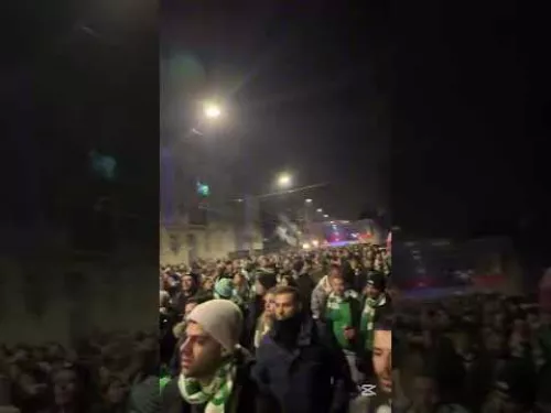Η πορεία των οπαδών της Ομόνοιας στη Βιέννη 11/12/25 #football
