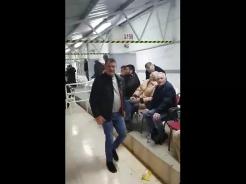 Πανηγυρισμοί Ολυμπιακών στο 1-0