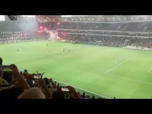 Η πρώτη πτήση του Οδυσσέα στο νέο γήπεδο της ΑΕΚ