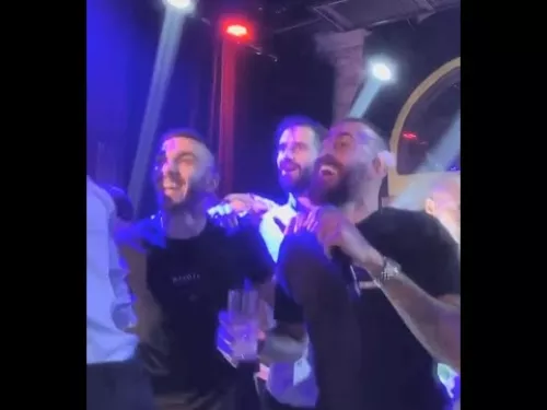 Πάρτι των πρωταθλητών μετά την φιέστα