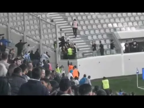 Ένταση στη γωνία ανάμεσα σε Βόρεια - Δυτική στο Απόλλων-ΑΕΚ