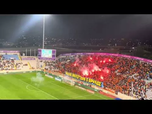 Είσοδος κορεό ΑΠΟΕΛ για τα 97χρονα
