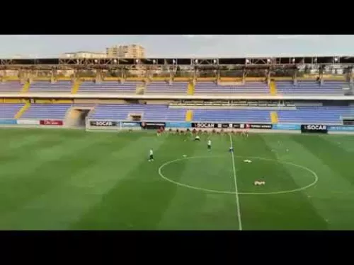 Προπόνηση Νέφτσι στο Bakcell Arena