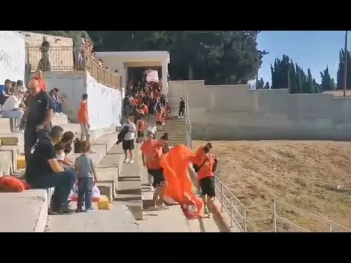 Οπαδοί Νέας Σαλαμίνας στο ματς με τον Ακρίτα 23/10/2021