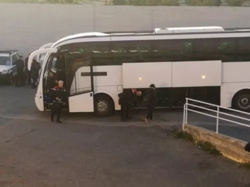 Άφιξη Ομόνοιας στο ΜΑΚ