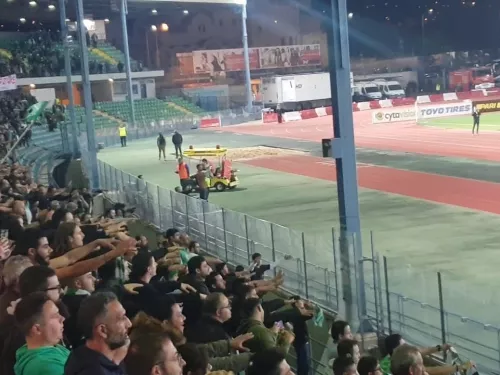 Ομόνοια κερκίδα μετά την ΑΕΛ 1