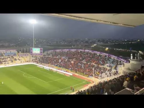 Εθνικός Ύμνος από τους οπαδούς του ΑΠΟΕΛ