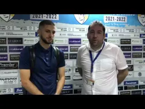 Ντένι Χότσκο μετά την νίκη της Πάφου (4-0) επί του ΑΠΟΕΛ (22/8/2021)