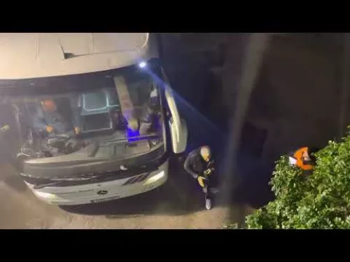 Η άφιξη του Απόλλωνα για ντέρμπι με ΑΠΟΕΛ
