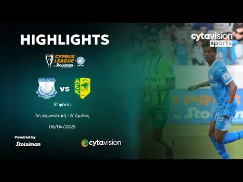 ΑΠΟΛΛΩΝ - ΑΕΚ (1-1) Β' φάση - 4η αγωνιστική - A' όμιλος 06.04.2025