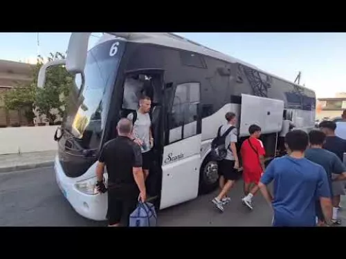 Άφιξη αποστολής Καρμιώτισσας στο "ΠΑΠ"