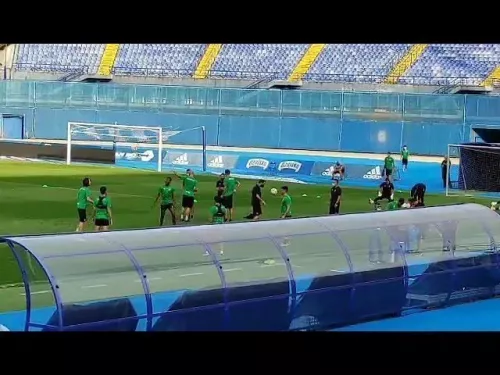 Η προπόνηση της Ομόνοιας στο Μάξιμιρ