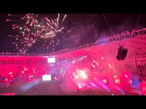 Εντυπωσιακό pyro show από τους Απολλωνίστες