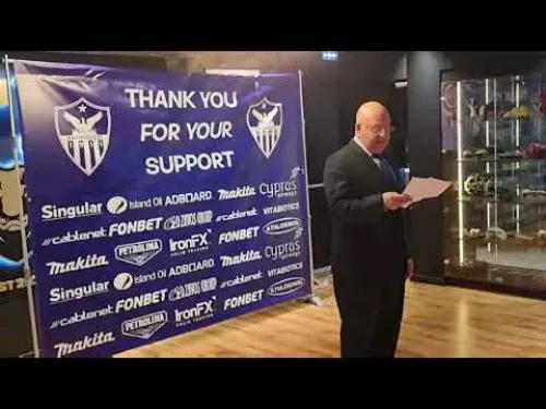 Η ομιλία Χ. Πουλλαίδη προς τους χορηγούς