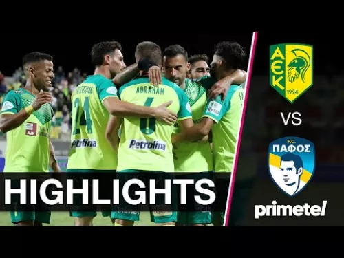 AEK - ΠΑΦΟΣ  2-0  Highlights  (14/05/2022)