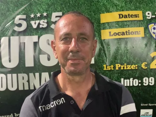 Μάριος Χριστοφή διαιτητής "5 vs 5 futsal tournament, Powered by Kerkida.net"