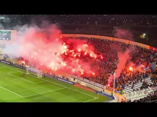Pyroshow APOEL vs Fiorentina