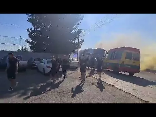 Άφιξη ΑΕΛ στο Δασάκι και χαμός από τους οπαδούς 23/10/2021
