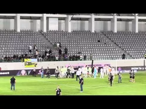Οι πανηγυρισμοί της ΑΕΚ μετά το διπλό στη Λεμεσό