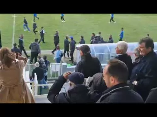 Πανηγυρισμοί Εθνικού Άχνας για την άνοδο
