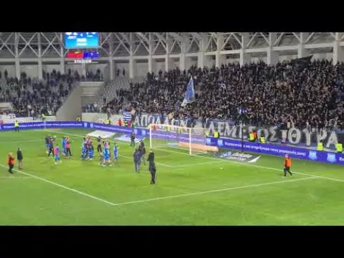 Οι πανηγυρισμοί και τα "όλε όλε" των νικητών