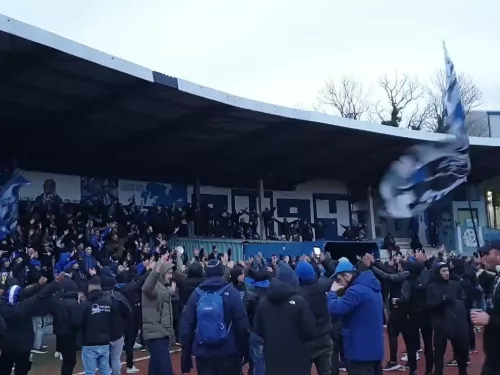 Ανορθωσιάτες στο OFK Stadium