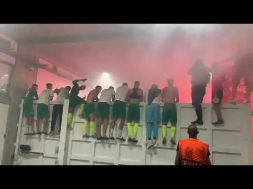 ΑΕΚ - Πανηγυρισμοί πρόκρισης